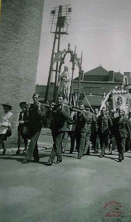 Moignelée : Procession de la Sainte Barbe