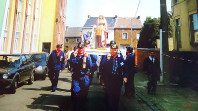 Moignelée : procession de la Sainte Barbe