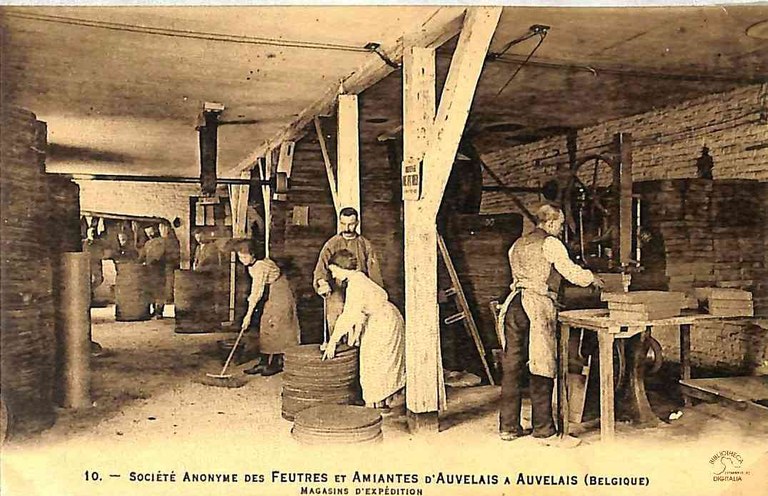 Auvelais : Société Anonyme des Feutres et Amiantes d'Auvelais