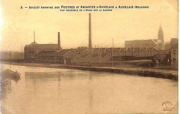 Auvelais : Société Anonyme des Feutres et Amiantes d'Auvelais