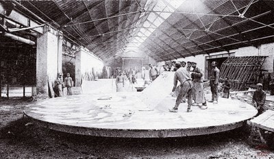Intérieur des glaceries
