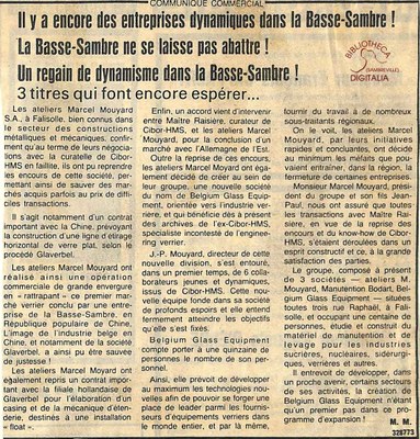 Falisolle : Ateliers Marcel MOUYARD