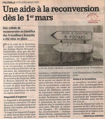 Falisolle : Ateliers Marcel MOUYARD