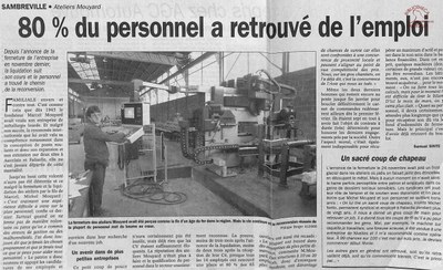 Falisolle : Ateliers Marcel MOUYARD