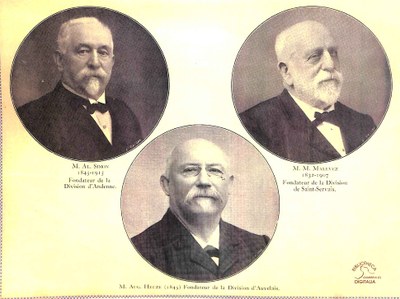 Auvelais : les membres fondateurs de H.M.S.