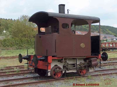 Auvelais : locomotive ayant servi dans les Ateliers H.M.S.