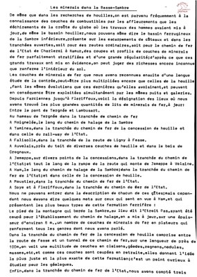 Les minerais dans la Basse-Sambre