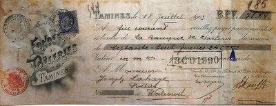 Tamines : ancien virement des Fonderies et poêleries de Tamines