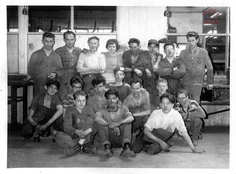 Tamines : Fonderies et poêleries. Personnel ouvrier. Années 1960