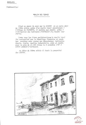 Auvelais : le moulin des ternes