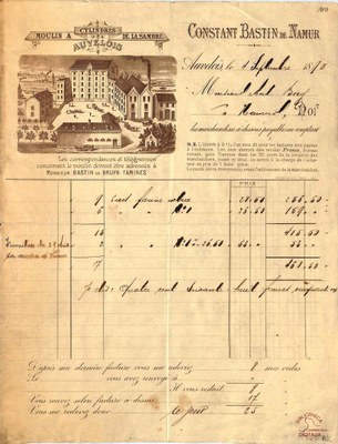 Auvelais : moulins à cylindre de la Sambre