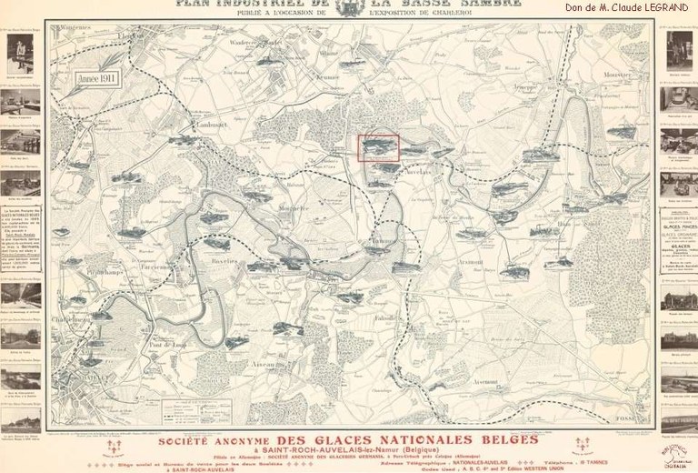 Plan industriel de la Basse Sambre 1911