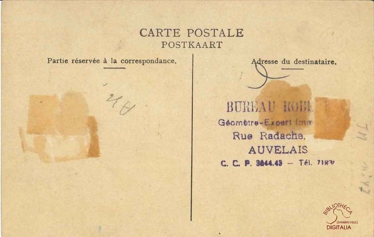 Auvelais : Bureau ROBERT (géomètre)