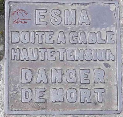 Plaque en fonte produit par ESMA
