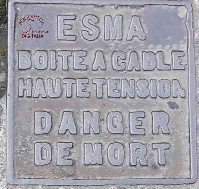 Plaque en fonte produit par ESMA