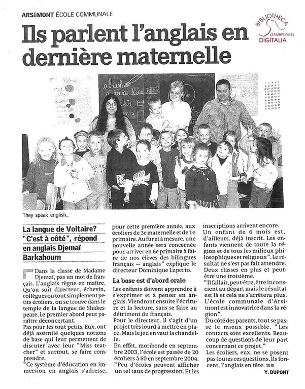 Arsimont : école communale