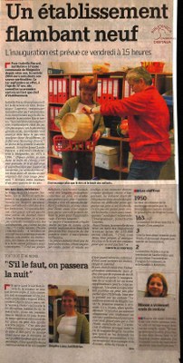 Arsimont école communale. Un établissement flambant neuf.