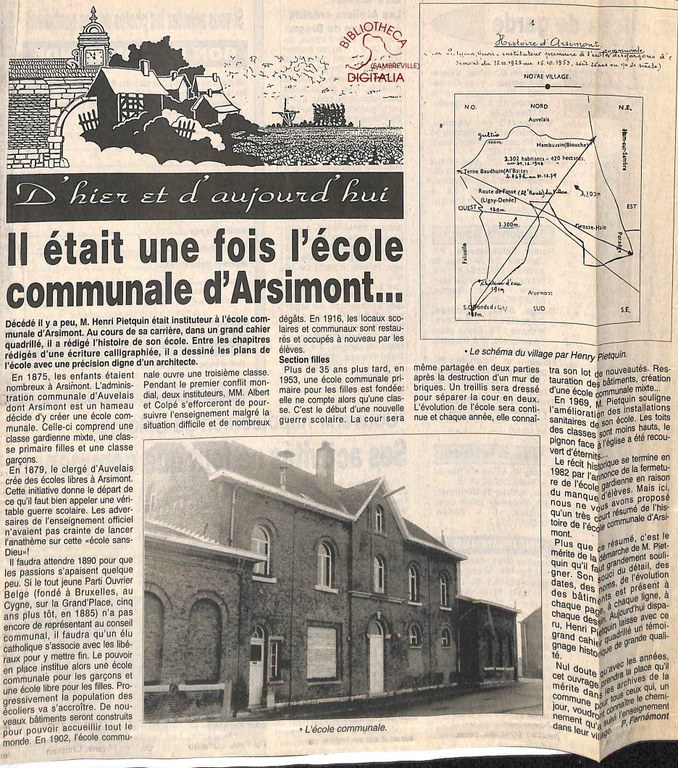 Arsimont : école communale
