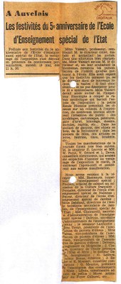 Auvelais : cité scolaire du Bosquet.
