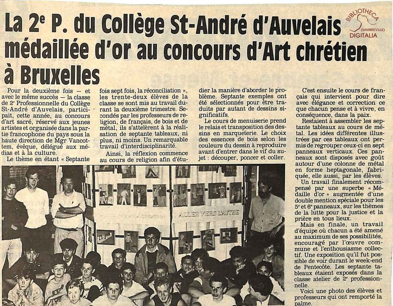 Auvelais : collège Saint-André
