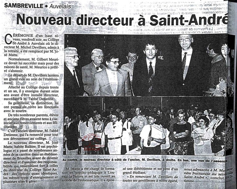 Auvelais : collège Saint-André