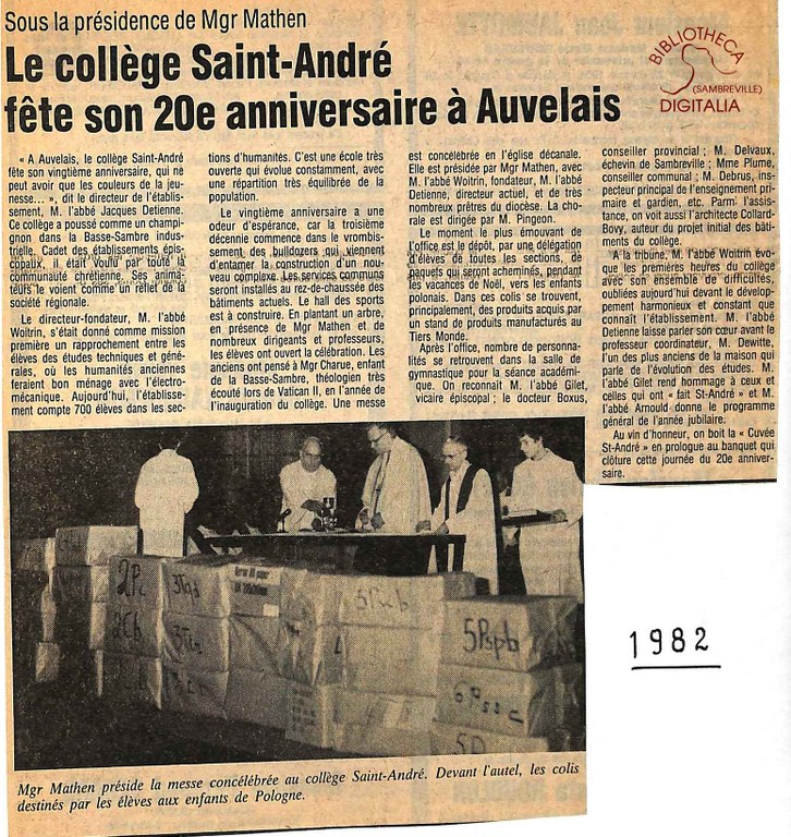 Auvelais : collège Saint-André