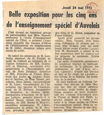 Auvelais : l'école d’enseignement spécial de l'Etat.