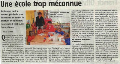 Auvelais : l'école de Seuris. Une école trop méconnue