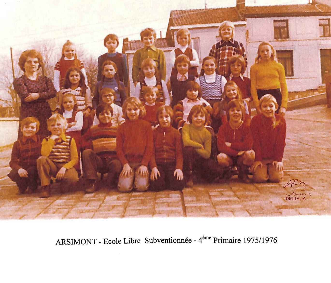 Arsimont : école libre subventionnée. 4ème primaire — Sambreville ...