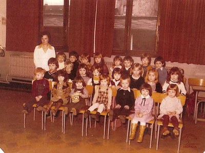 Auvelais : école Saint François. Classe de Mme ALEXANDRE Jacqueline