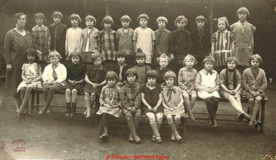 Falisolle Ecole communale des filles, avec Mme DELVAUX