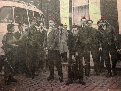Falisolle : classe de l'école des mines de Falisolle en 1958