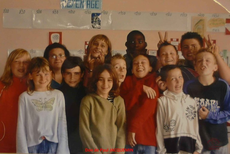 Keumiée : école communale photo de classe