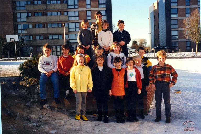 Keumiée : école communale. Classe de Mme Marie-Aline (degré moyen)