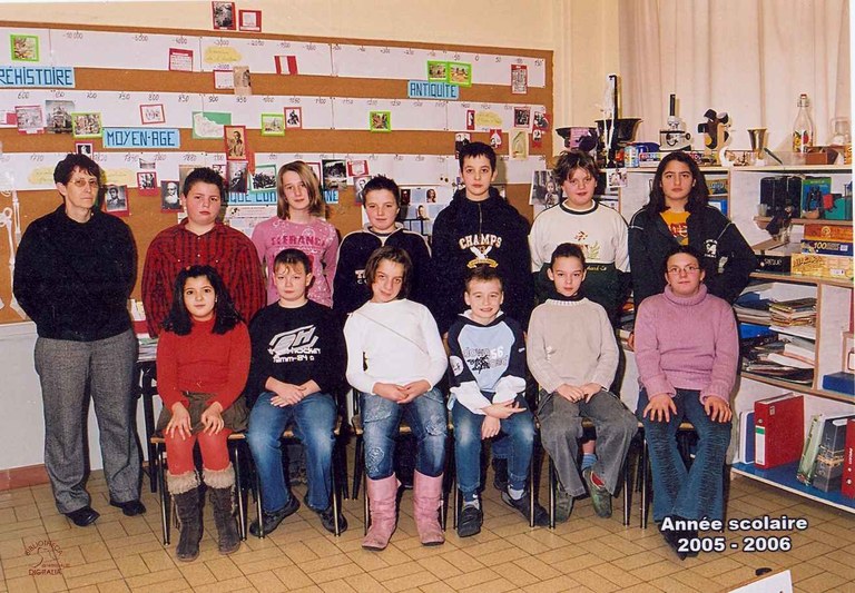 Keumiée : école communale. Classe de Mme Marie-Aline (degré supérieur)