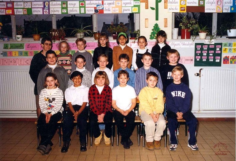 Keumiée : école communale photo de classe