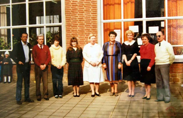 Moignelée : école communale. Les enseignants