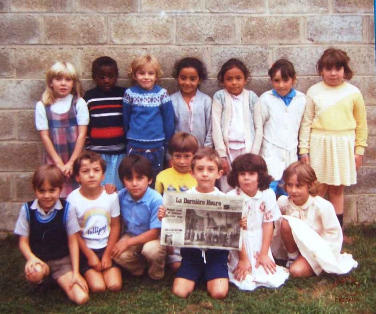 Moignelée : école communale  photo de classe