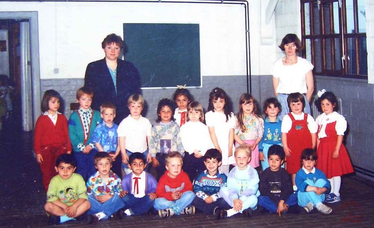 Moignelée : école communale  photo de classe
