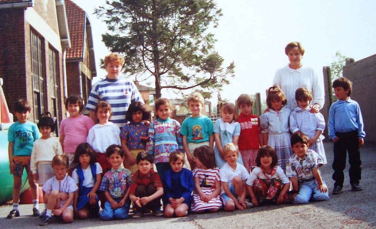 Moignelée : école communale  photo de classe