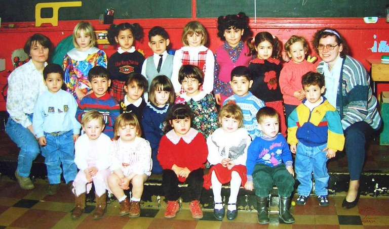 Moignelée : école communale  photo de classe