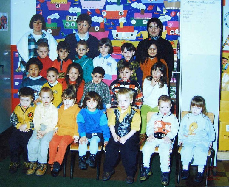 Moignelée : école communale  photo de classe