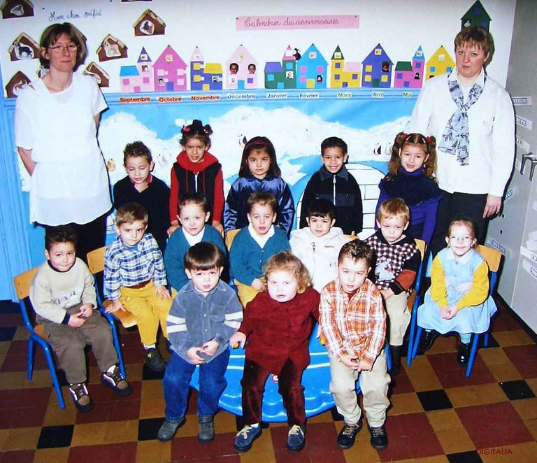 Moignelée : école communale  photo de classe