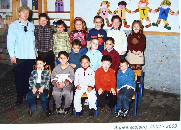 Moignelée : école communale  photo de classe