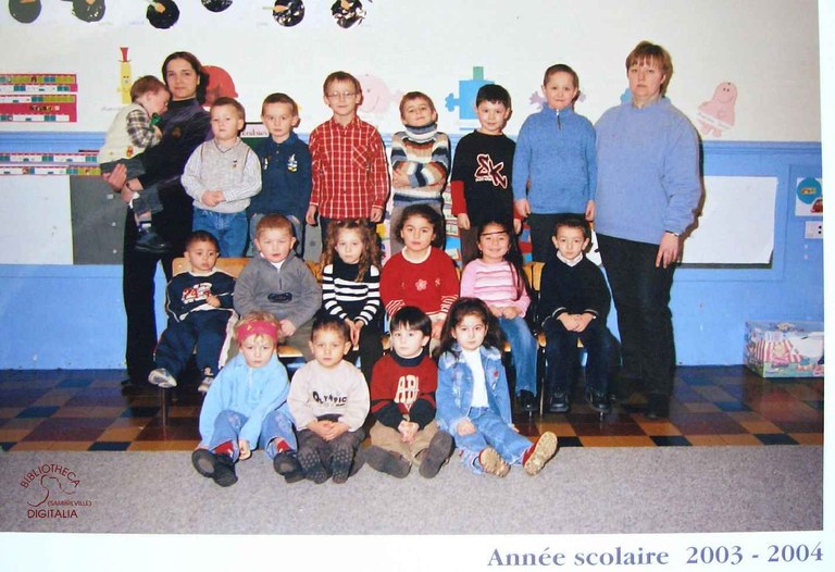 Moignelée : école communale  photo de classe