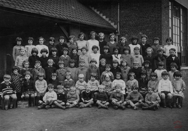 Moignelée : école communale photo de classe