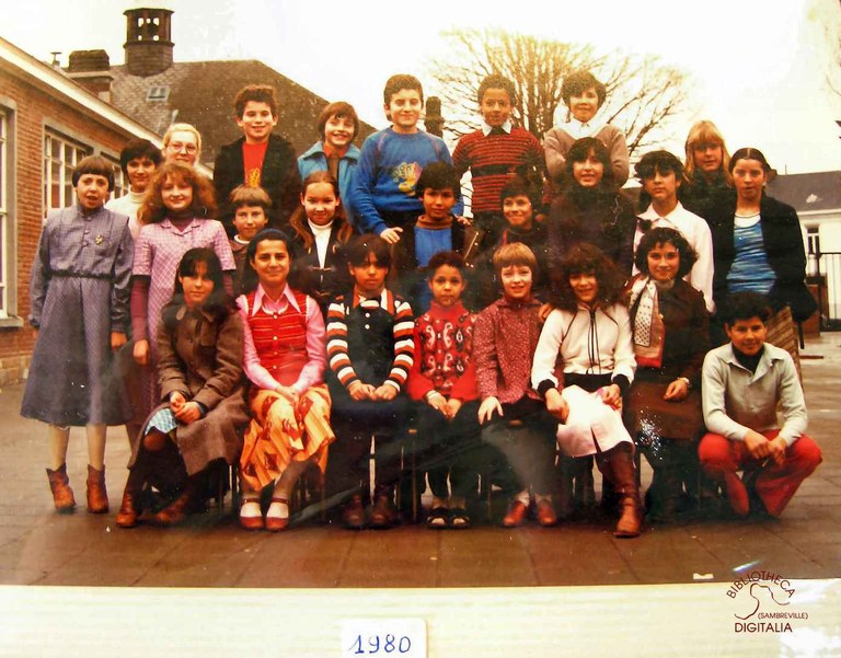 Moignelée : école communale  photo de classe