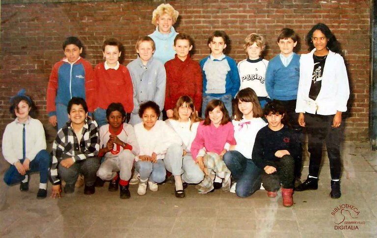 Moignelée : école communale  photo de classe