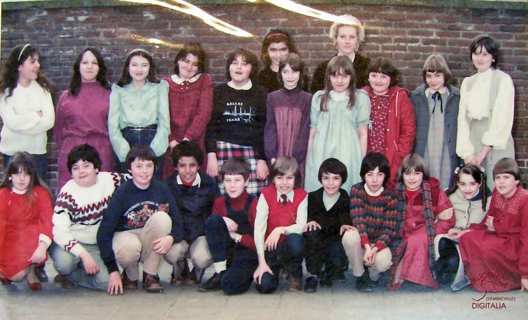 Moignelée : école communale  photo de classe