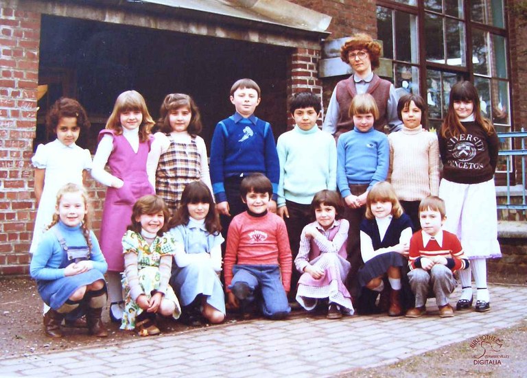 Moignelée : école communale  photo de classe